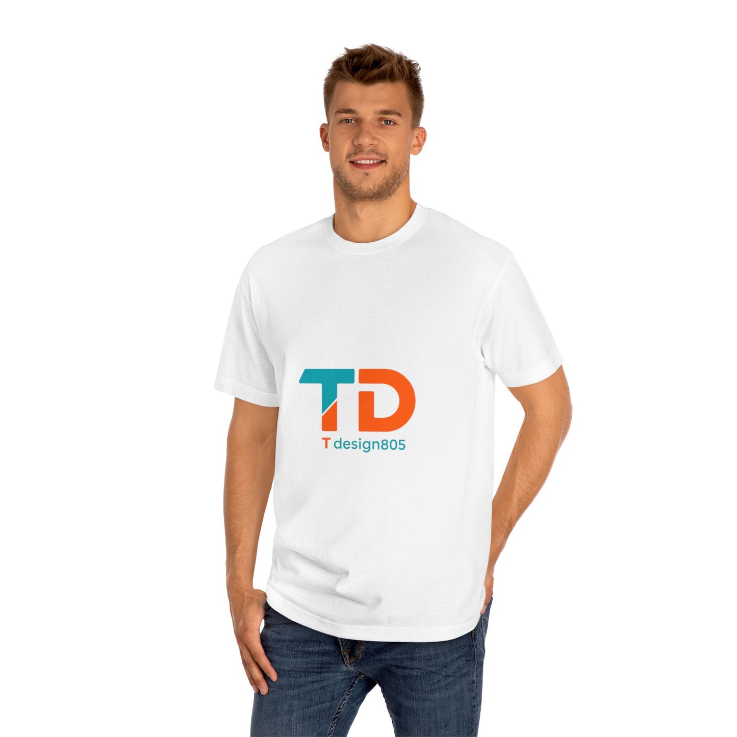 Unisex Classic Tee - Modern TD Design for Casual Comfort