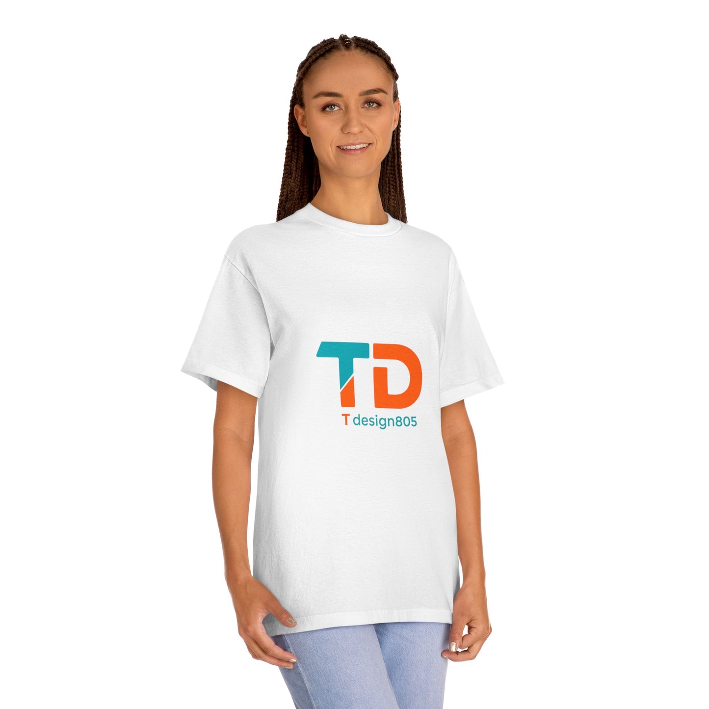 Unisex Classic Tee - Modern TD Design for Casual Comfort